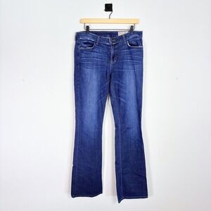 siwy Charlotte Bootcut Jeans Low Rise Womens Size 31 Dark Wash Denim USA Made‎